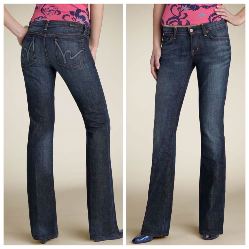 CITIZENS OF HUMANITY 27 MARGO LOW WAIST BOOTCUT